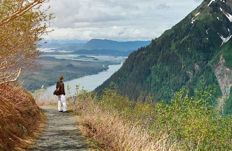 Hiking at Hungry Moose Bed and Breakfast.