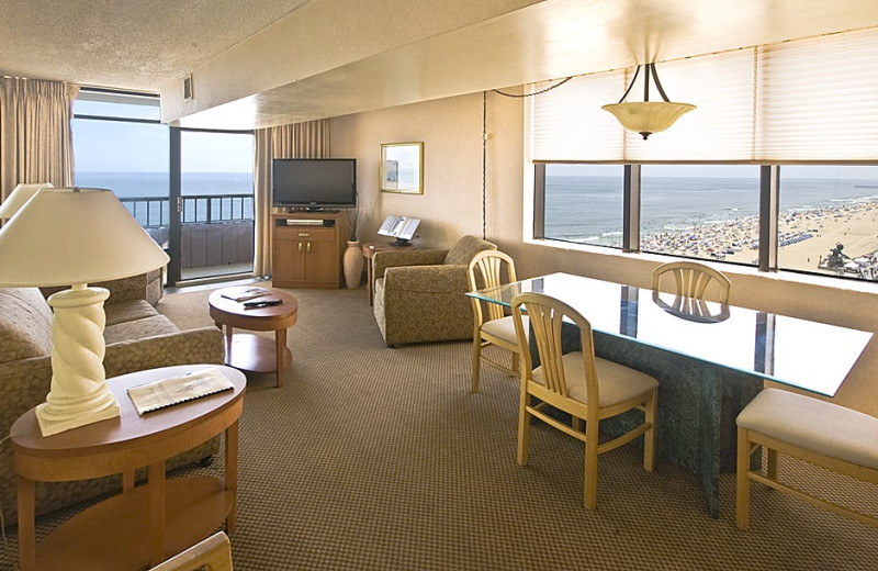 Guest living room at Four Sails Resort.