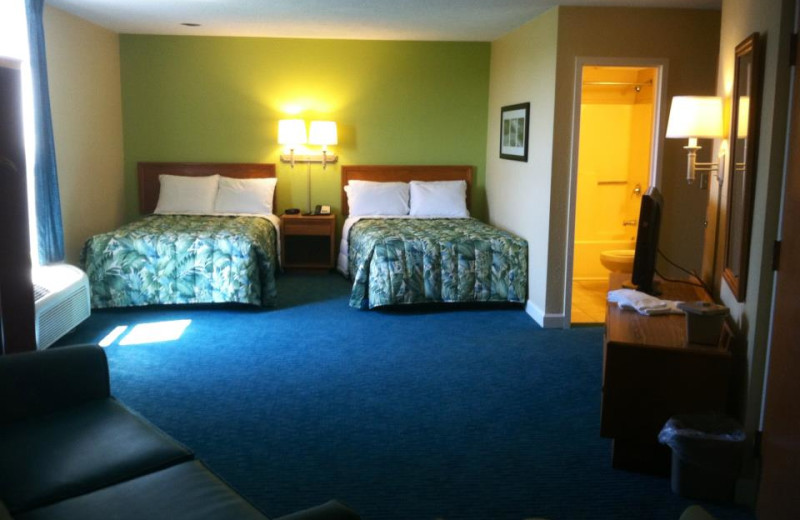 Guest room at Outer Banks Inn.