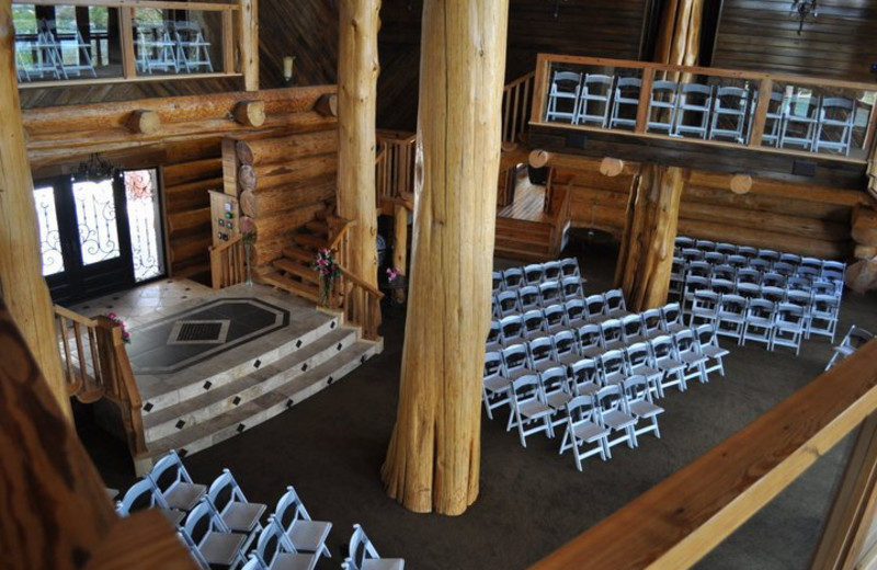 Wedding at Log Country Cove.