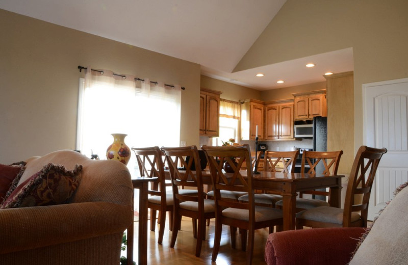 Rental kitchen and dining at Vacation Home in Branson.