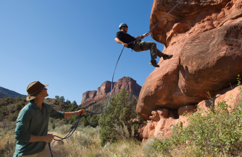 Rock Climbing at Gateway Canyons Resort 