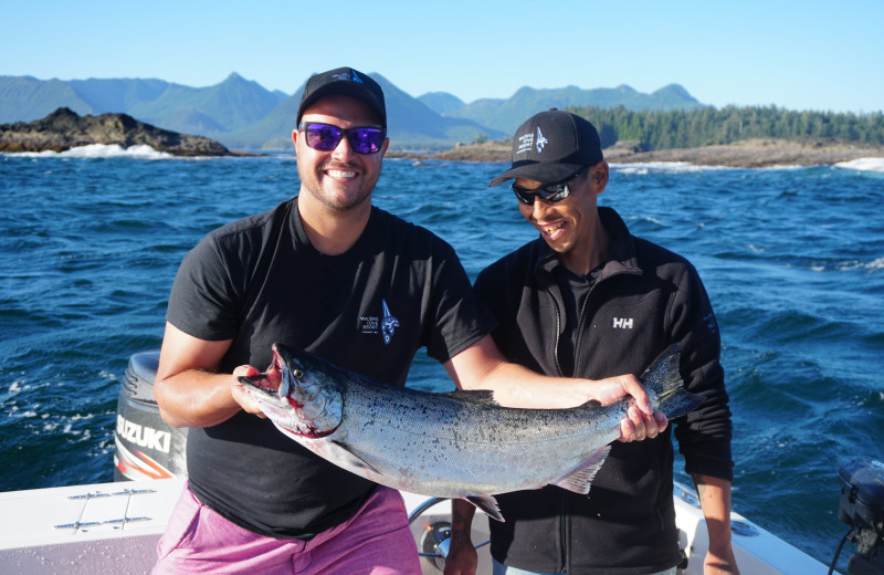 Fishing at Walters Cove Resort.