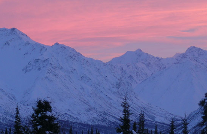 Mountain view at Majestic Valley Lodge.