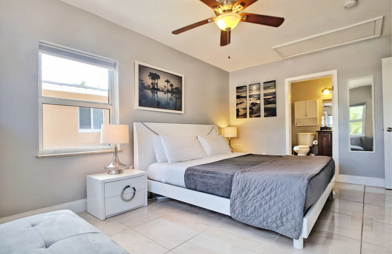 Rental bedroom at Walker Vacation Rentals.