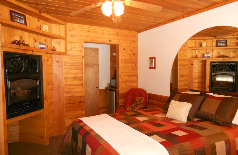 Guest room at Heavenly Valley Lodge.