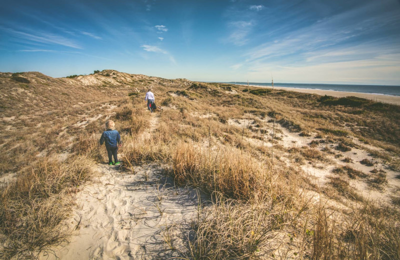 Beach hike at Realty World - First Coast Realty.