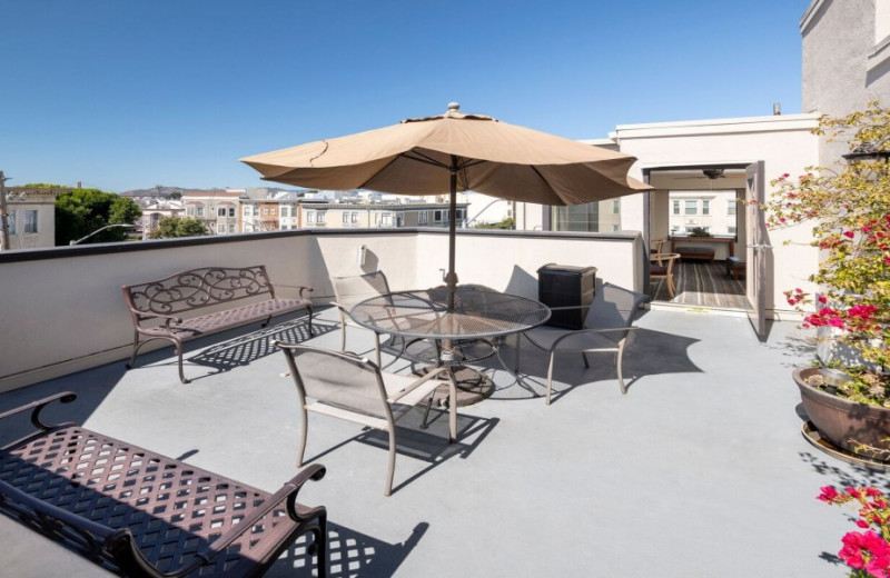 Roof patio at Buena Vista Inn.