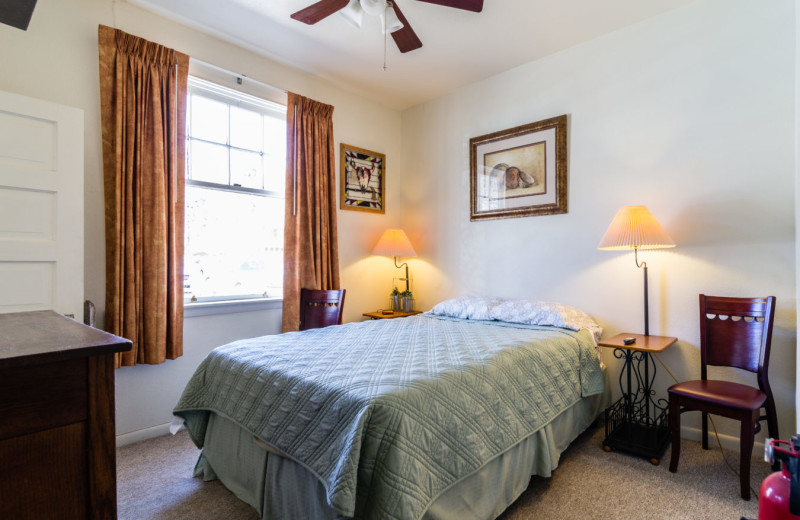 Guest room at Indian Hot Springs.