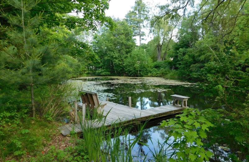 Pond at Goose Pond Inn.