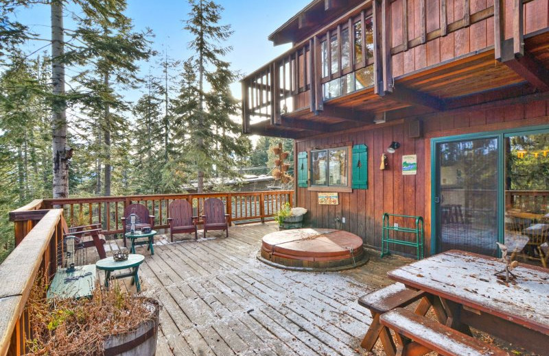 Rental deck at Stay in Lake Tahoe.