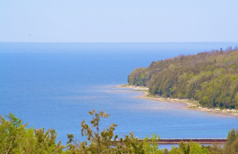 Lake view at Bay Breeze Resort.