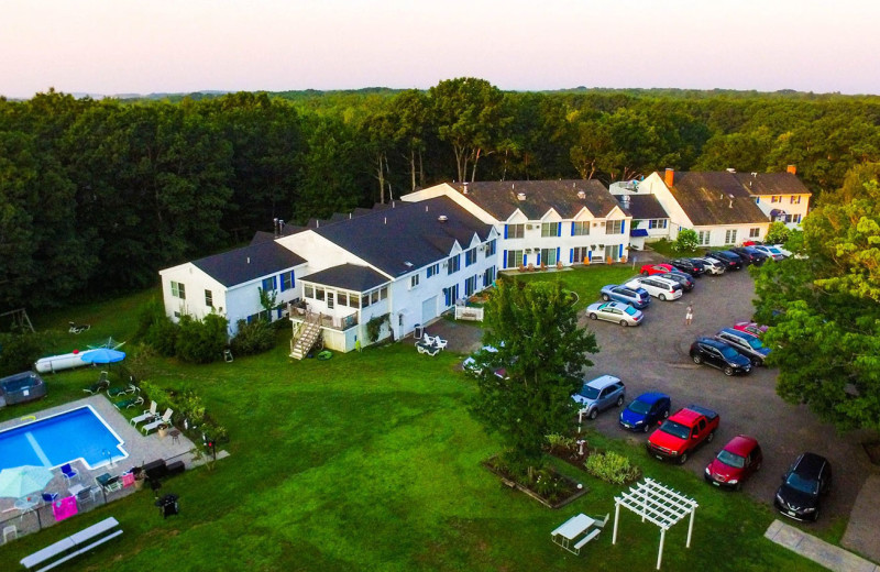 Exterior view of Ocean Woods Resort.