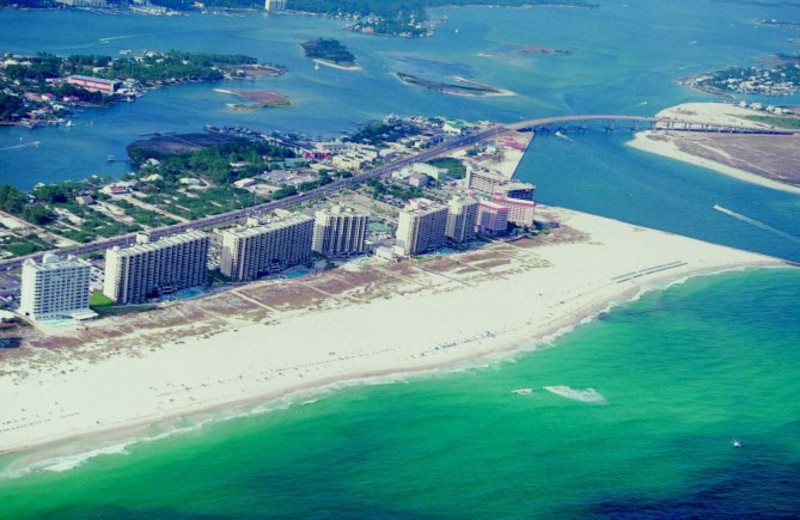 Arial view at Perdido Beach Resort.