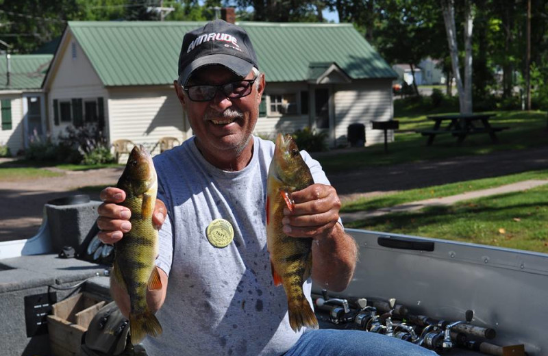 Catch of the day at The Timbers Resort.