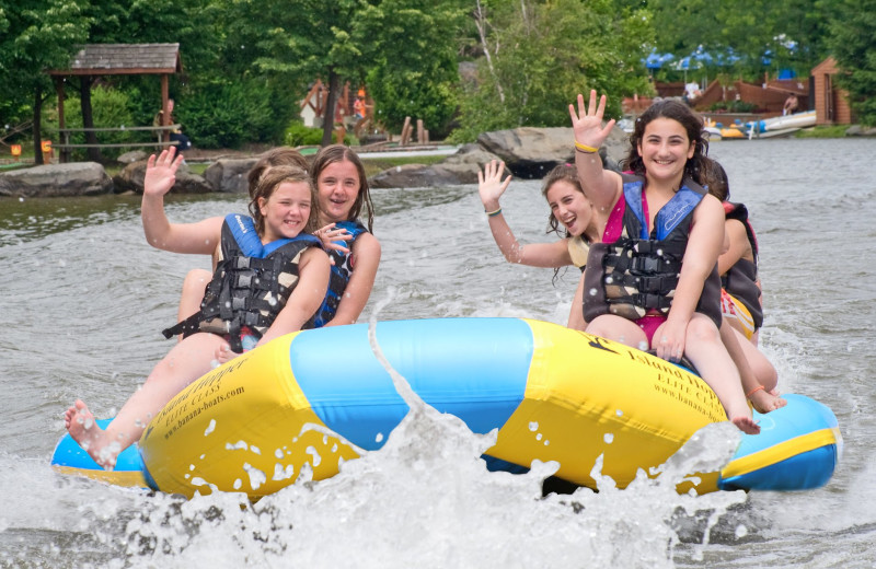 Water tubing at Rocking Horse Ranch Resort.