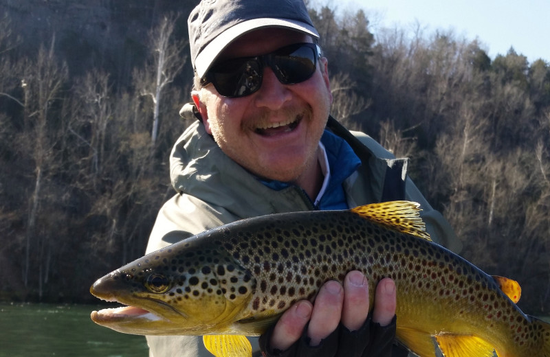 Fishing at Copper John's Resort.