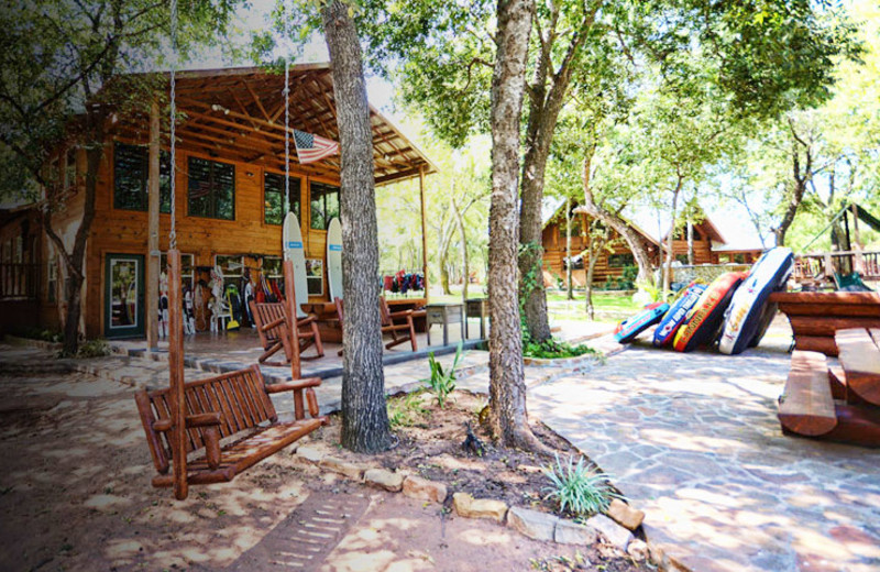 Cabin exterior at Log Country Cove.