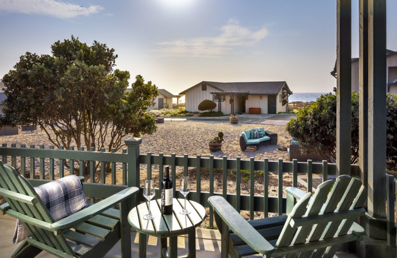 Guest balcony at The Sanctuary Beach Resort.