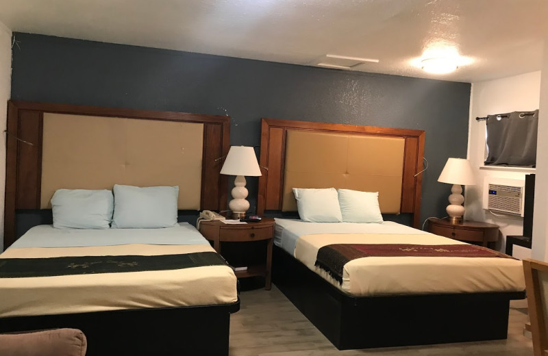 Guest room at Gold Lodge.