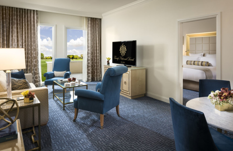 Guest suite at Trump National Doral Miami.