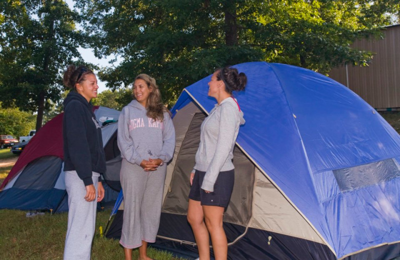 Camping at Eminence Canoes, Cottages & Camp.