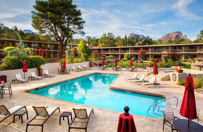 Outdoor pool at Arabella Hotel Sedona.