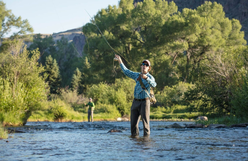 Fishing at 4UR Ranch.