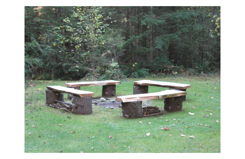 Fire pit at Grace Haven.
