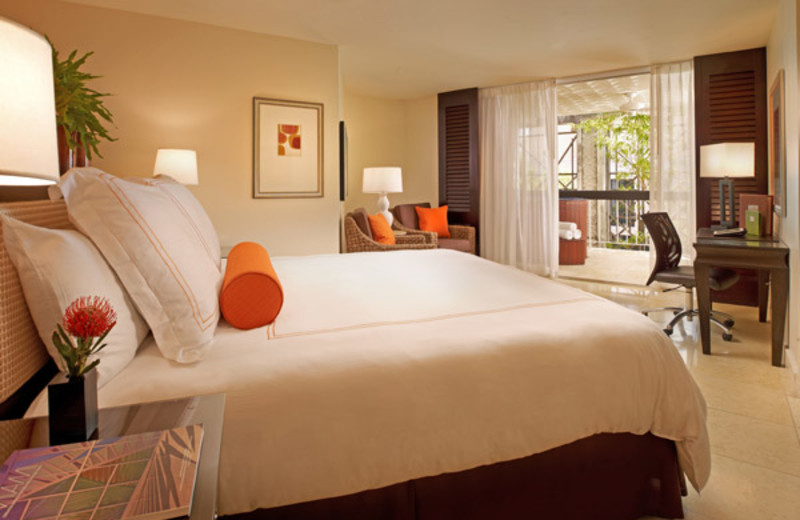 Guest room at Mayfair Hotel & Spa.