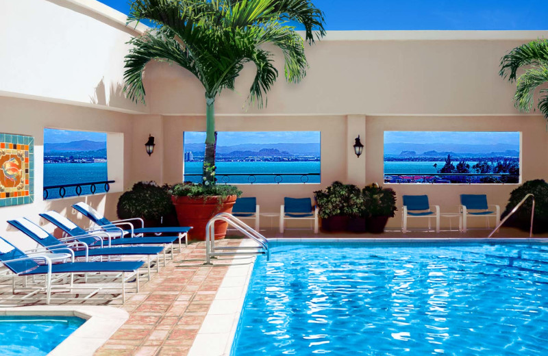 Outdoor pool at Sheraton Old San Juan Hotel & Casino.