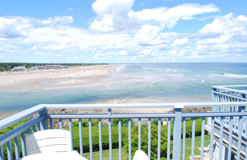 Balcony at Beachmere Inn.