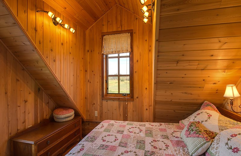 Rental bedroom at Sequim Valley Properties.