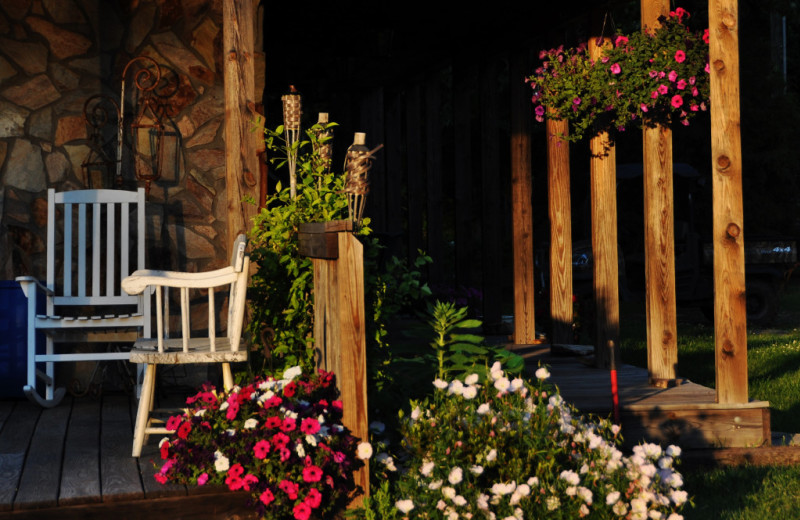 Porch at Singletree Gun & Plough.