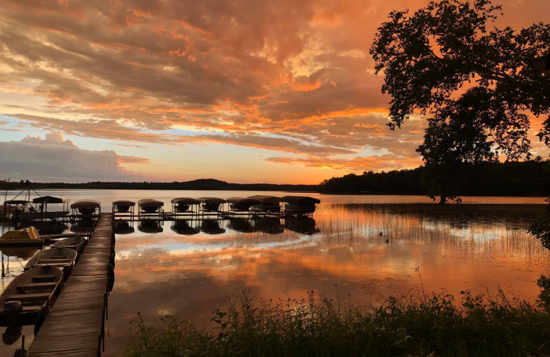 Sunset at Upper Cullen Resort.