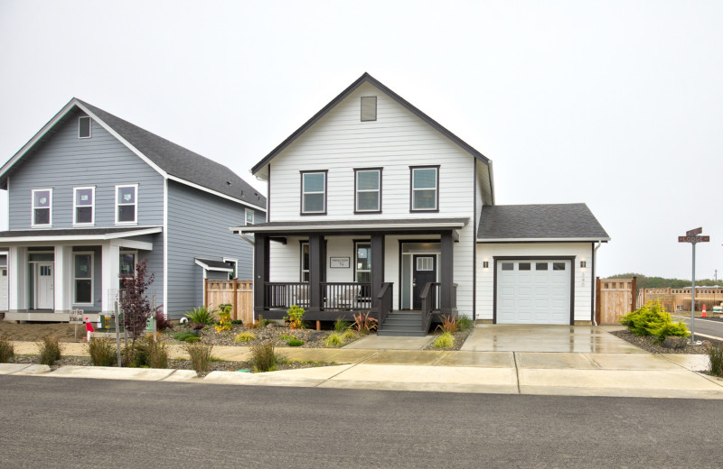 Rental exterior at Oyhut Bay Seaside Village.