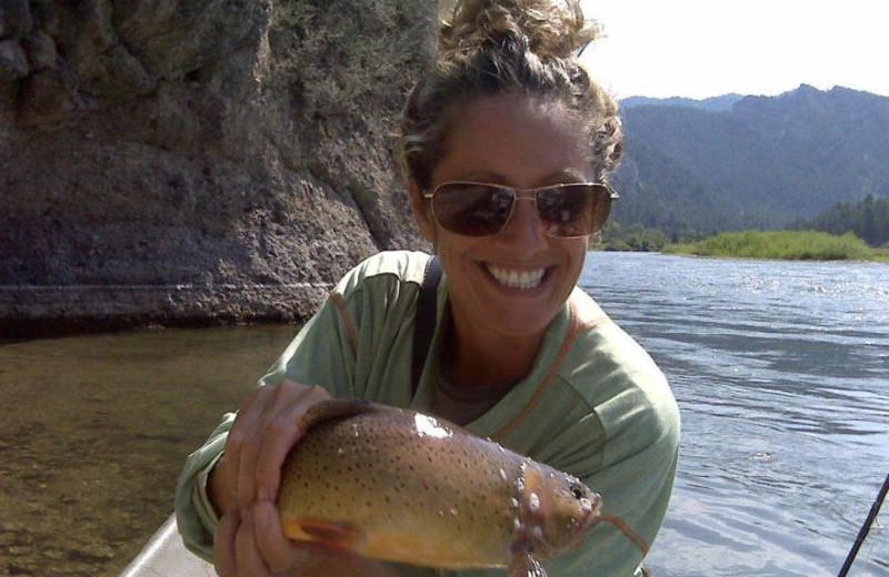 Fishing at The Lodge at Palisades Creek.