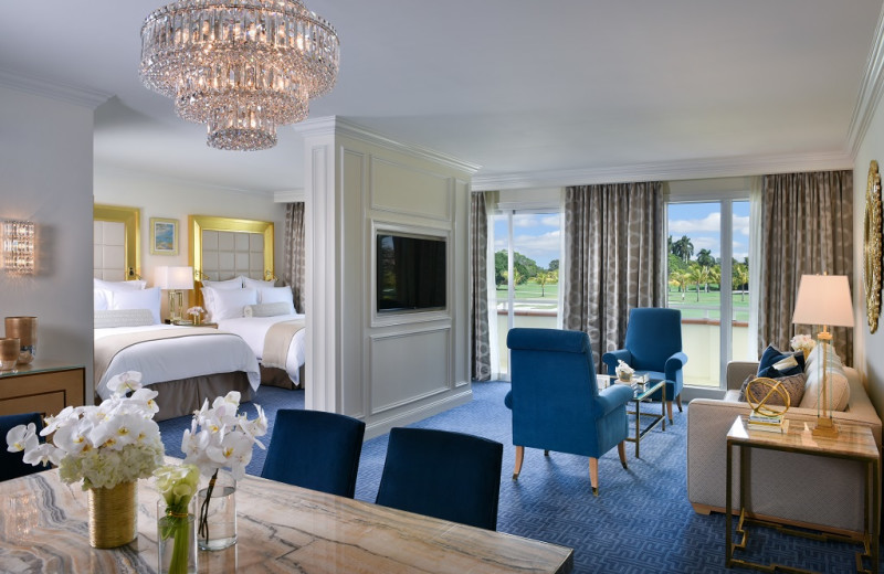 Guest suite at Trump National Doral Miami.