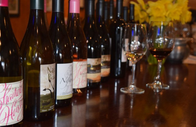 Wines at La Conner Channel Lodge.