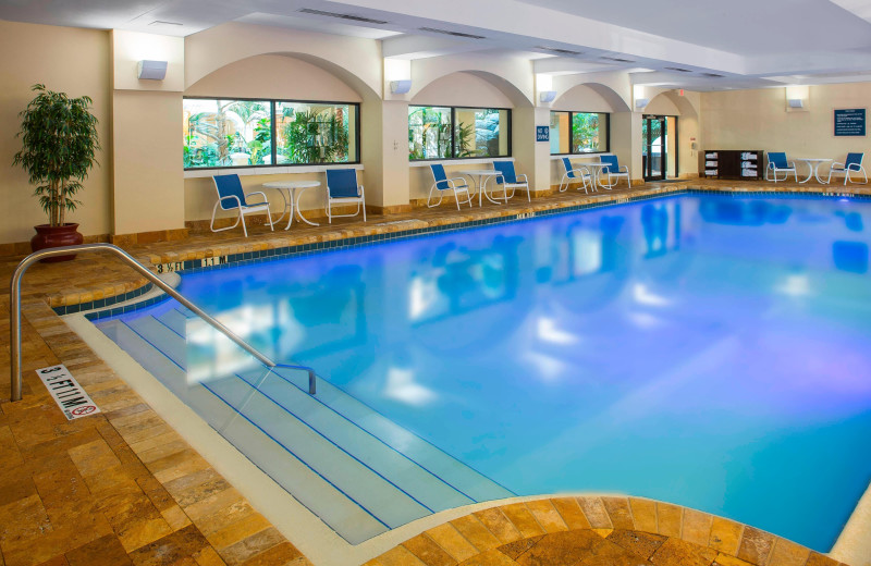 Indoor pool at Four Points by Sheraton Suites Tampa Airport Westshore.