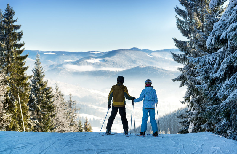 Skiing at Sun Vail Condominiums.