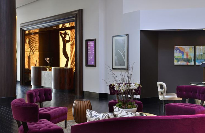 Lobby at Avenue of the Arts Wyndham Hotel