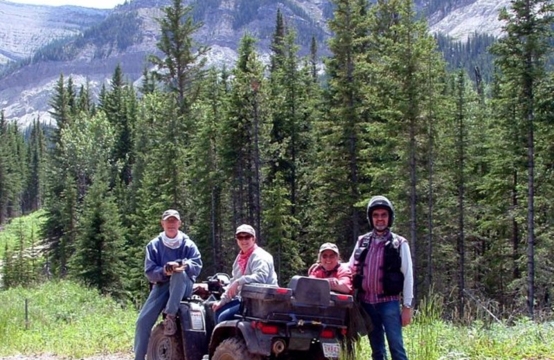 ATV at Cheechako Cabins.