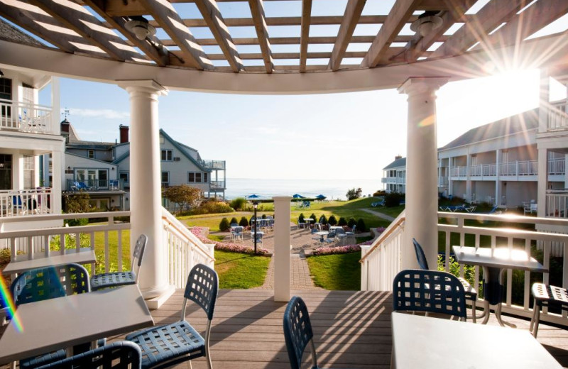 Patio at Beachmere Inn.