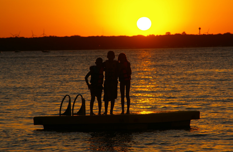 Catch the sunset over the waters of West Lake Okoboji