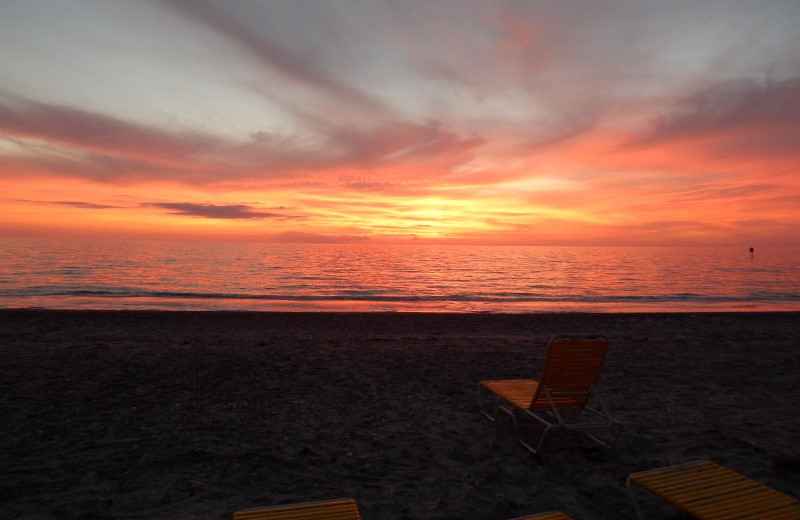 Sunset at Sea Oats Beach Club.