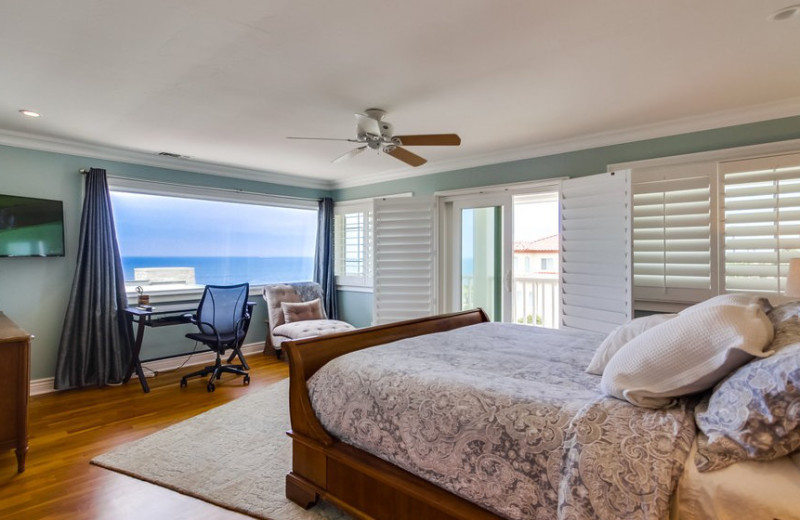 Rental bedroom at Cal Vacation Homes.