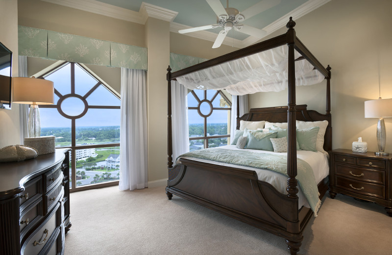 Penthouse bedroom at North Beach Plantation.