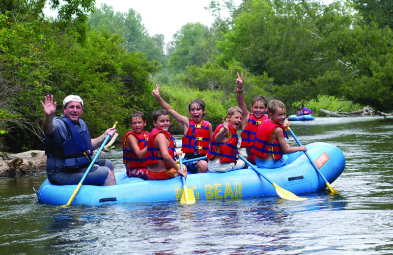 Rafting at Big Bear Adventures.