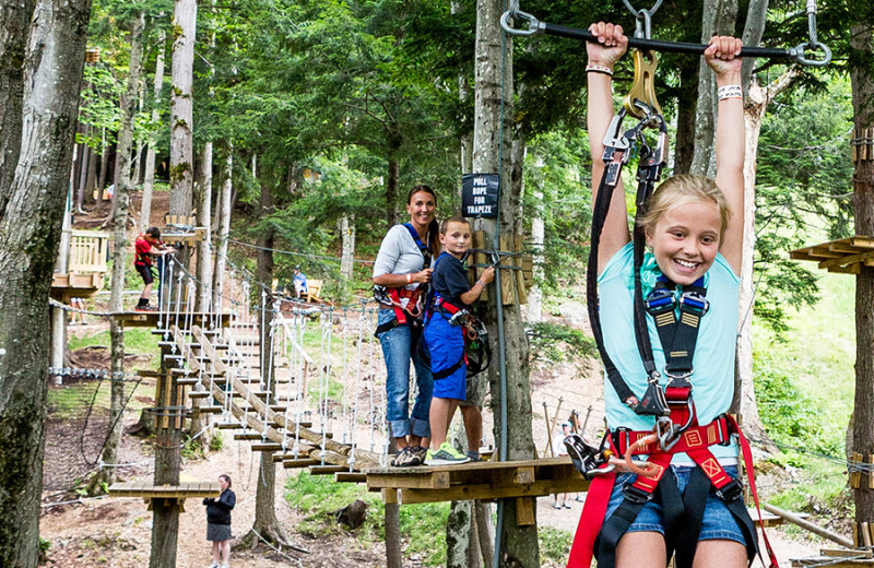 Rope course at The Mountain Club.